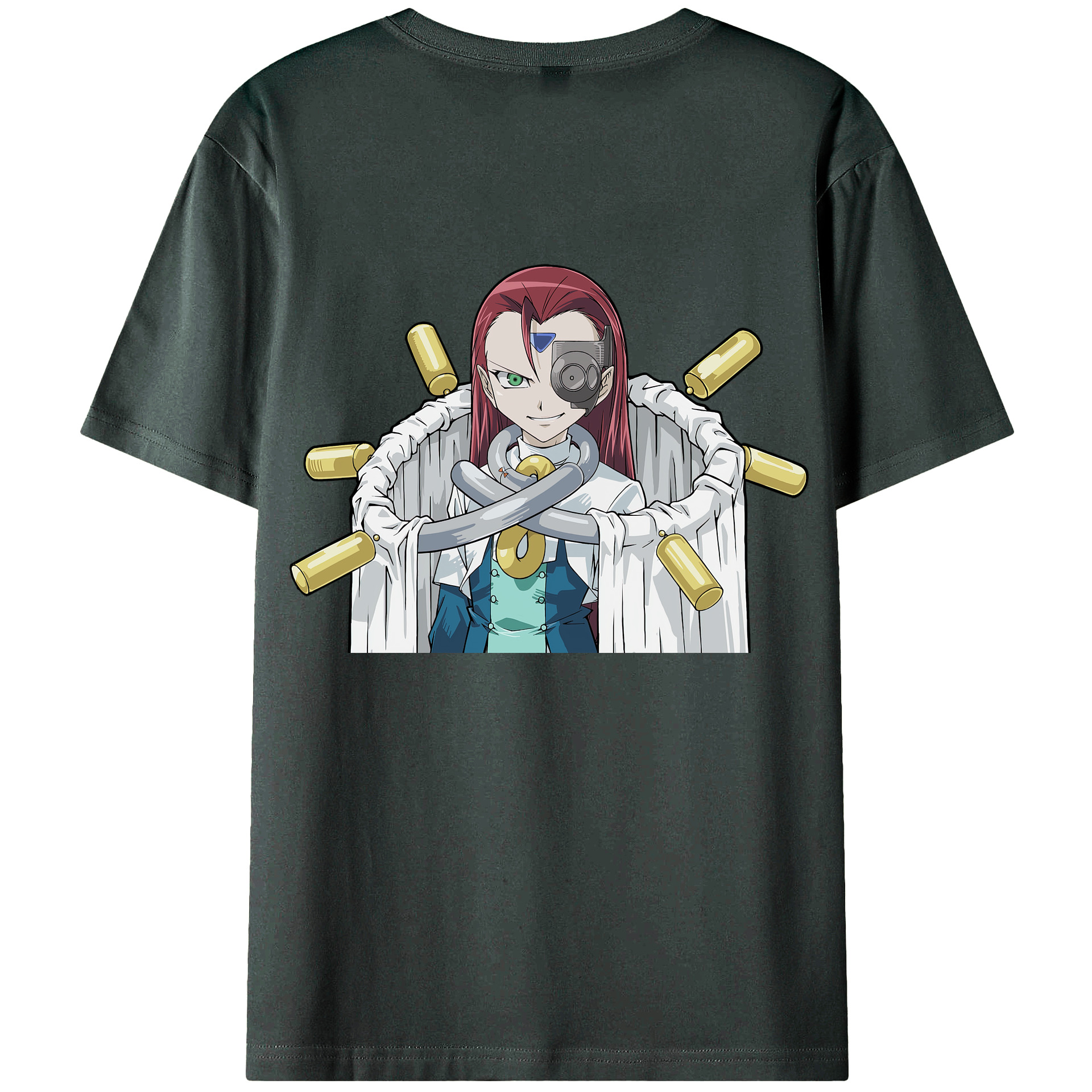 （画像用） 遊☆戯☆王 Yu-Gi-Oh! 綿100％ メンズ半袖Tシャツ（バックプリント） 通気性
